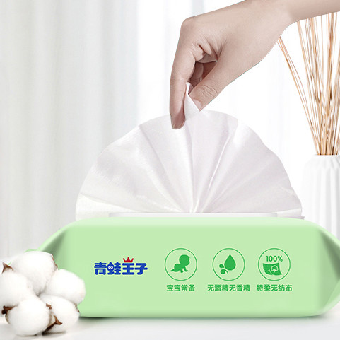 Customized Personal Cleaning Care Baby's Tissue Wet Wipes organic bamboo for baby cleaning