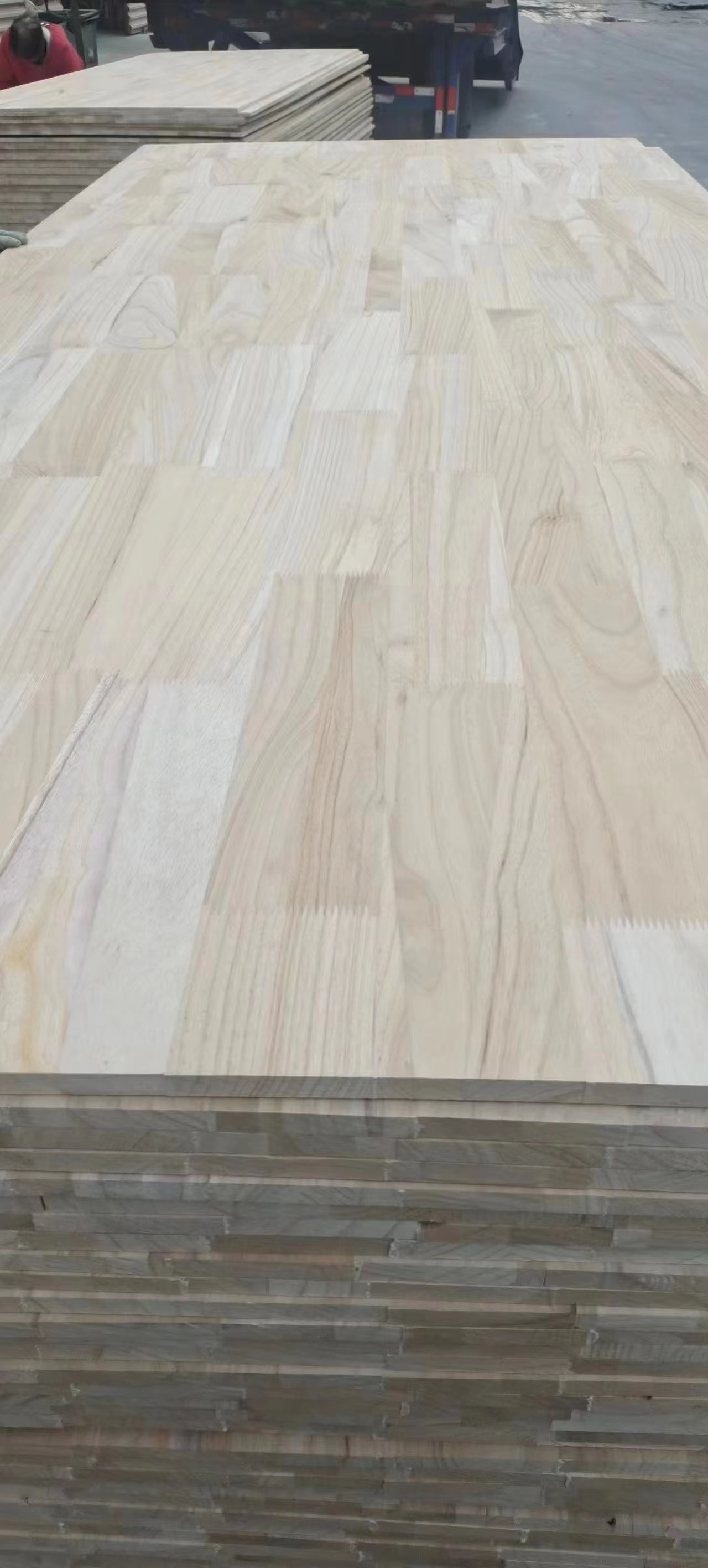 2000mm/2440mm/2500mm/3050mm/3660mm Length Paulownia Straight Panel Finger Joint Board