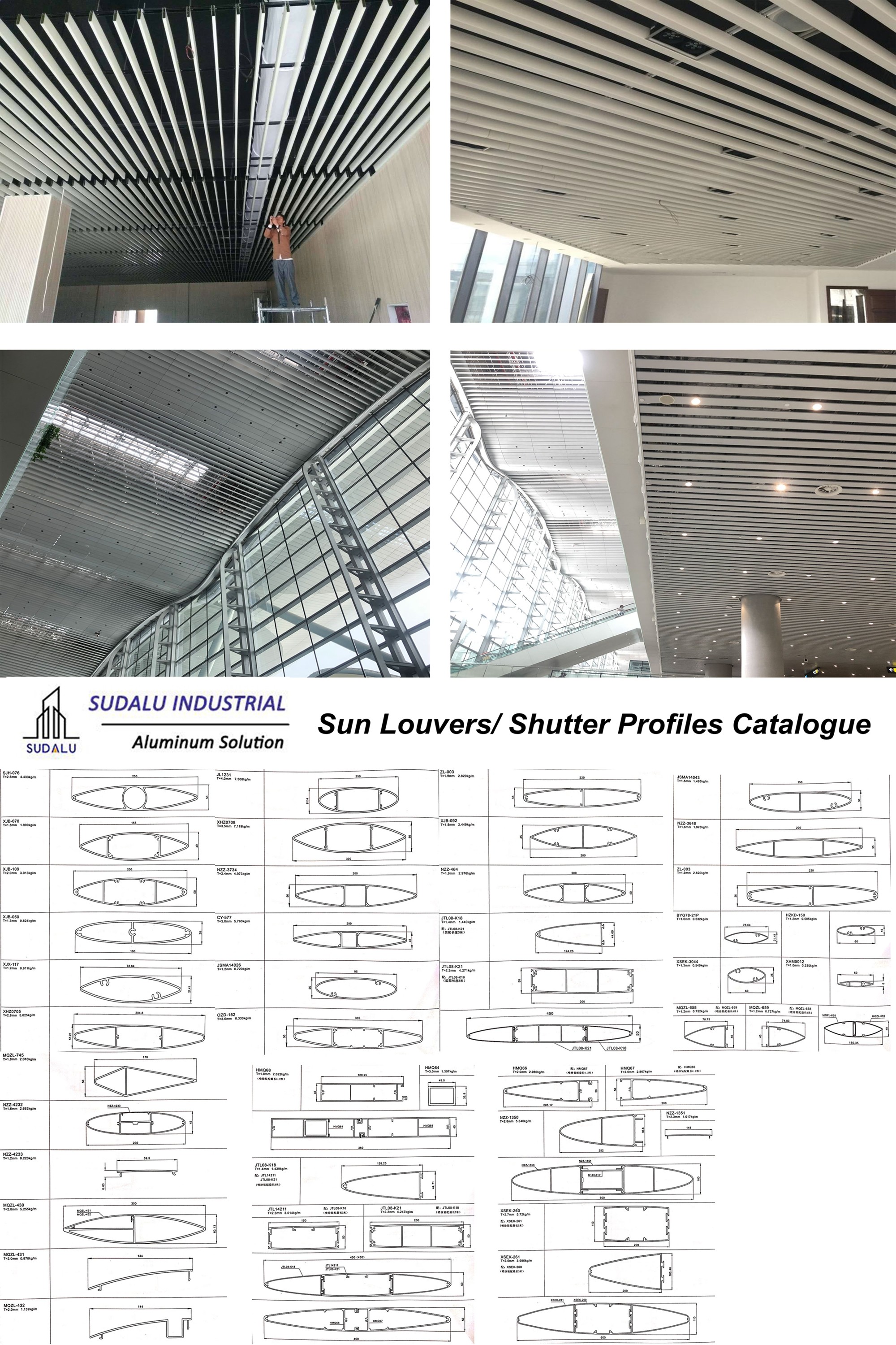 SUDALU Interior/ Exterior Decoration Laser Cut Aluminum Cladding Wall Panel