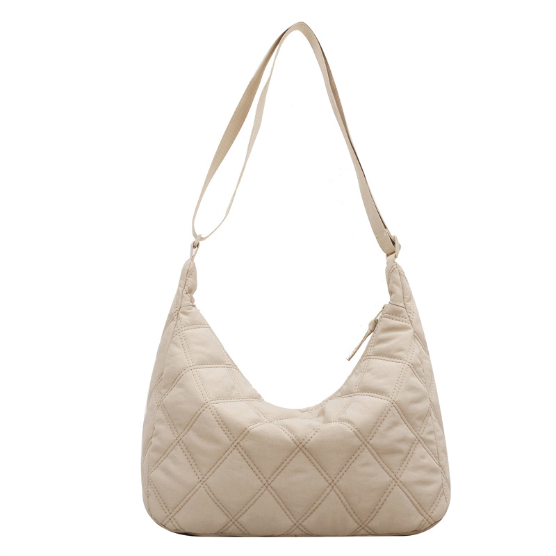Winter messenger bag women dumpling bag lightweight small shoulder armpit bag