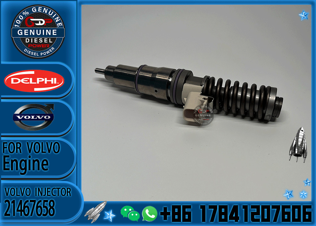 4 Pin Injector Diesel Fuel Injector 3883426 21644598 21467658 22378580 21569191 20555521 D13 D16 For Volvo