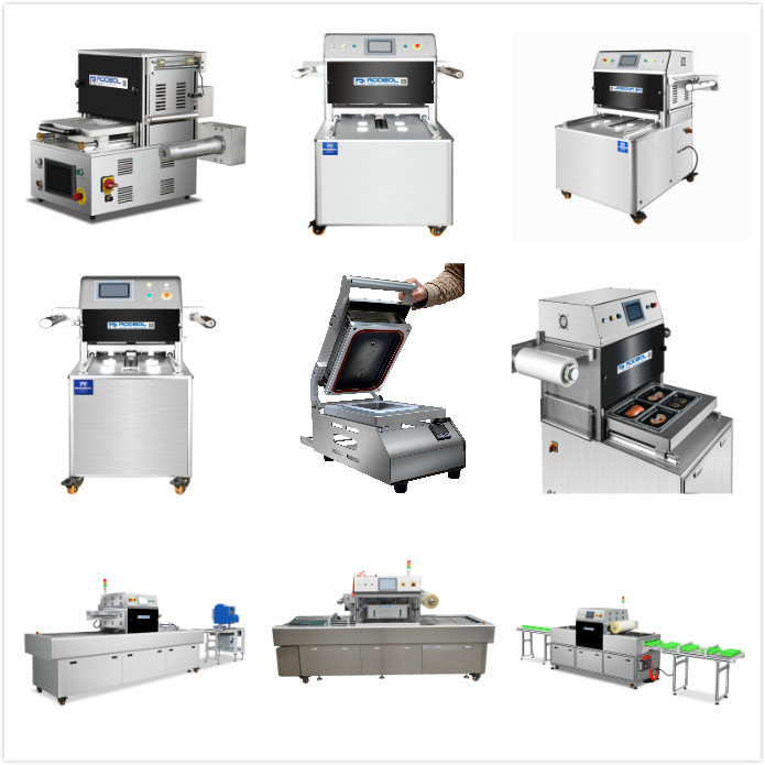 Seafood Automatic Skin Packaging Machine Stainless Steel Vacuum Sealer