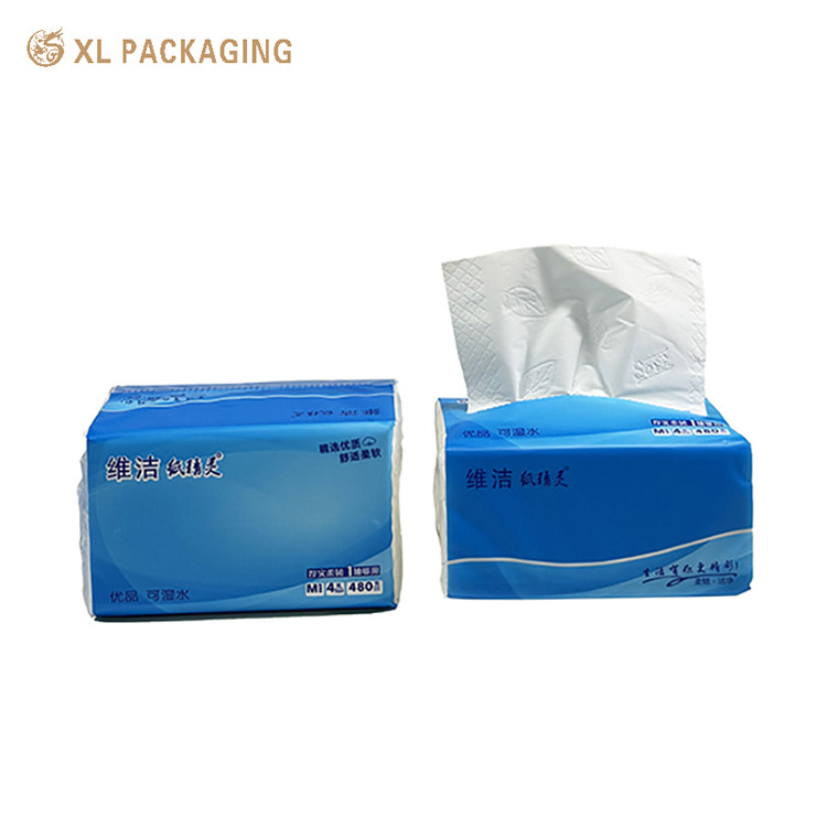 White Virgin Pulp Facial Paper Tissue 3 - 4 Ply Water Absorption Paper Home Use