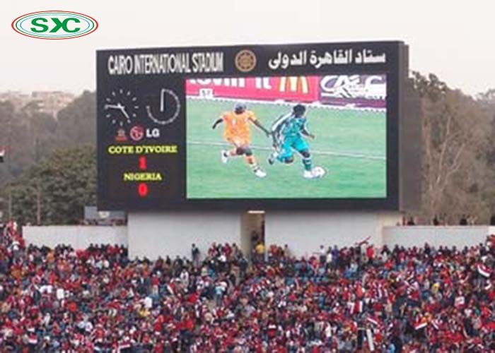 Die-Cast Aluminum Enclosure Rental Screen Soft Module RGB Panel P8 IP65 LED Stadium Billboards