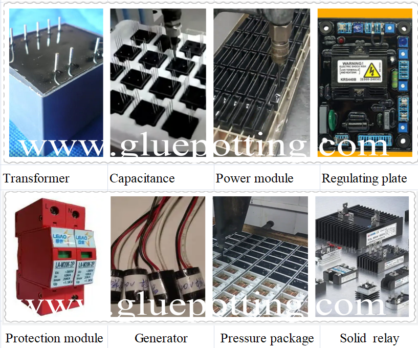 Polywood Case Component Epoxies Potting 2K Potting System Adhesive Dispensing Machine