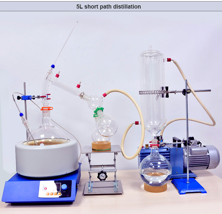Essential Oil 250W Small Short Path Distillation Kit