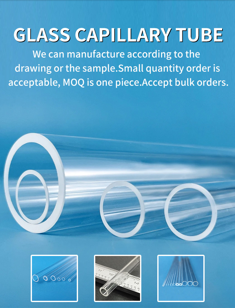 Customized Quartz Test Tube Quartz Glass Tube With High Temperature Resistance