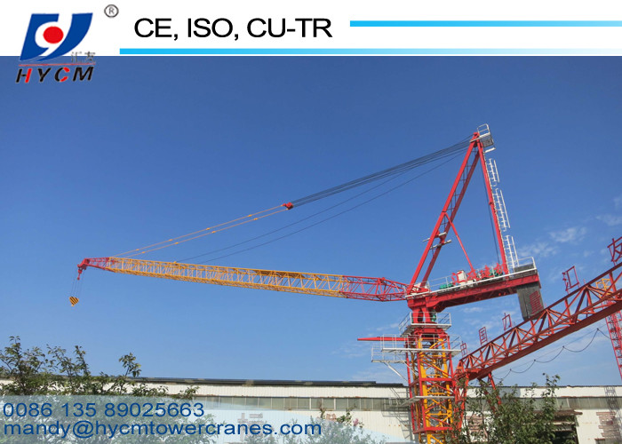 Widely Use 55m Jib Length 18Ton QTD5520 External Climbing Luffing Crane Price