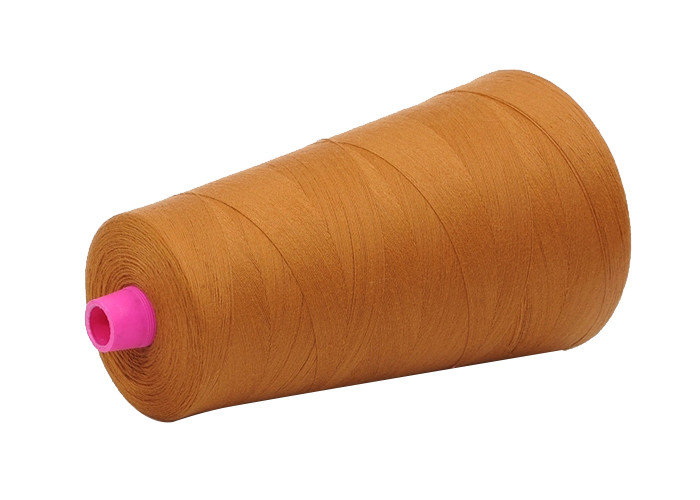Polyester Heavy Duty Polyester Thread Dyed Color High Waterproof Property