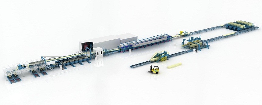 Surface Chrome Coated Roller PU Sandwich Panel Production Line 3 Kw Adjustable Width