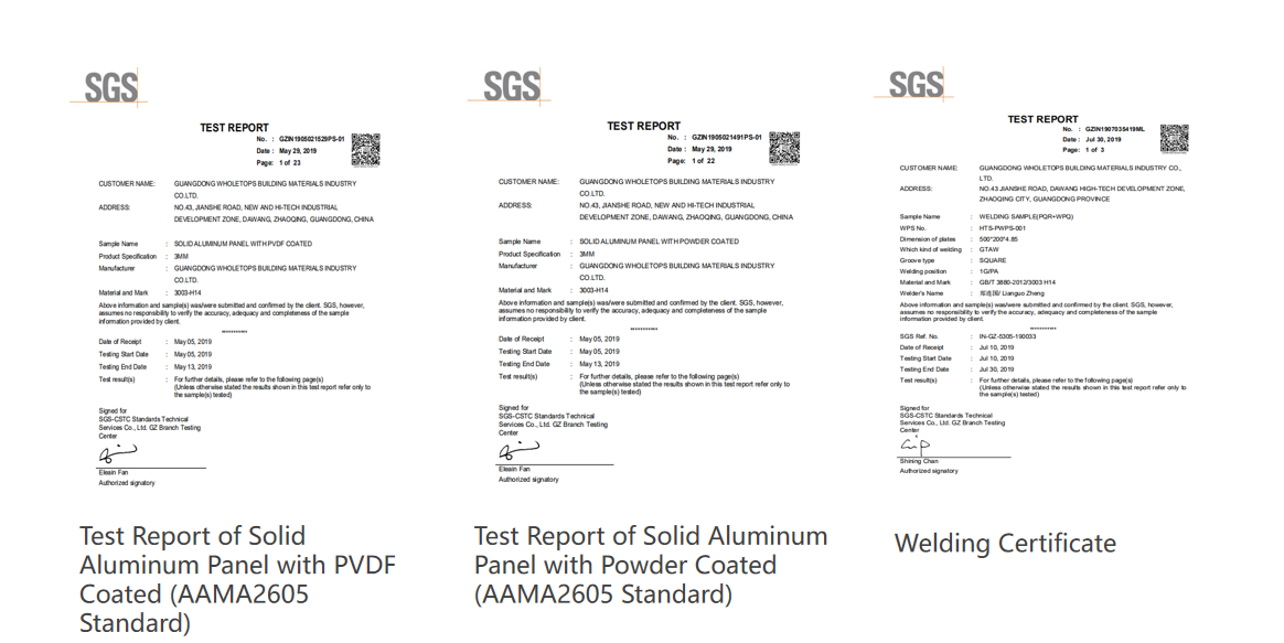 6.0MM 7.0MM Decorative Aluminum Wall Panels / Aluminium Cassette Panels