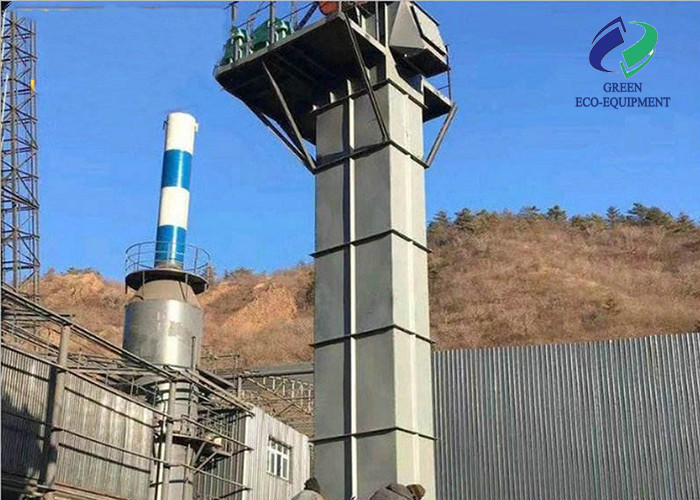 Heat Resistant Chain Type Vertical Bucket Elevator For Cement Plant