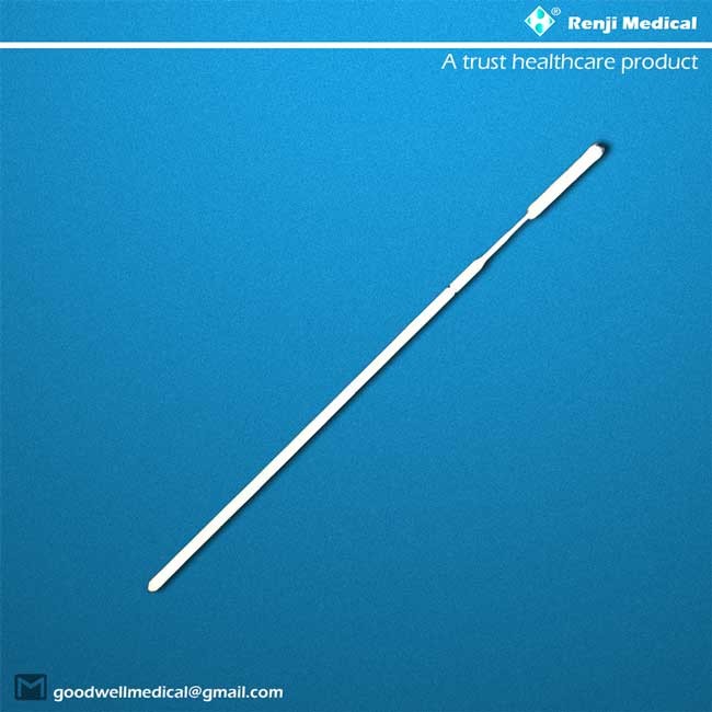 CE ETO Sterilized Specimen Collection Flocked Swab for Covid-19
