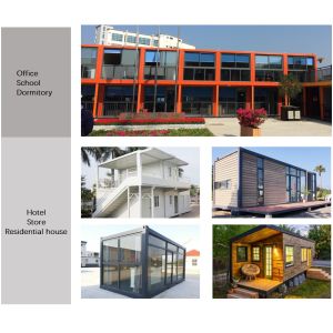 Portable Restaurant Container Homes Foldable Prefab Kits for Modular Stackable