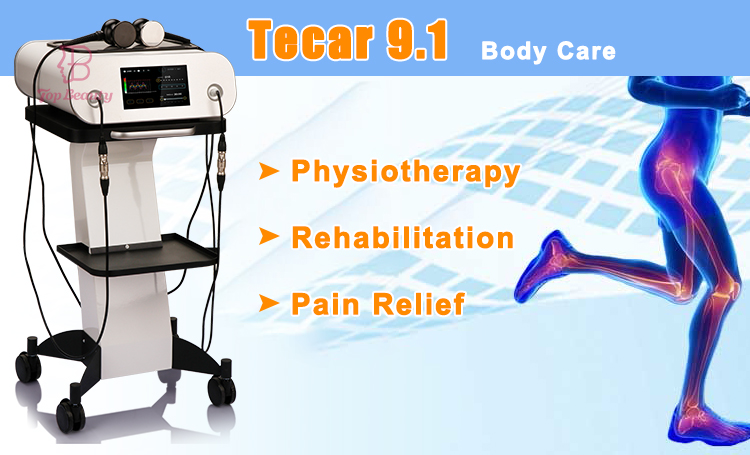 Tecar 9.1 Sports Rehabilitation Physio Tekar Machine Continues Adjustable