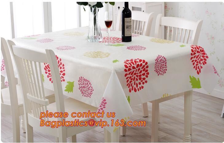 WHOLESALE DISPOSABLE PE PRINTED POLKA DOTS PARTY TABLE CLOTH, TABLE COVER,1PCS/BAG,600BAGS/CTN,SEASONAL PACKAGING TPU EV