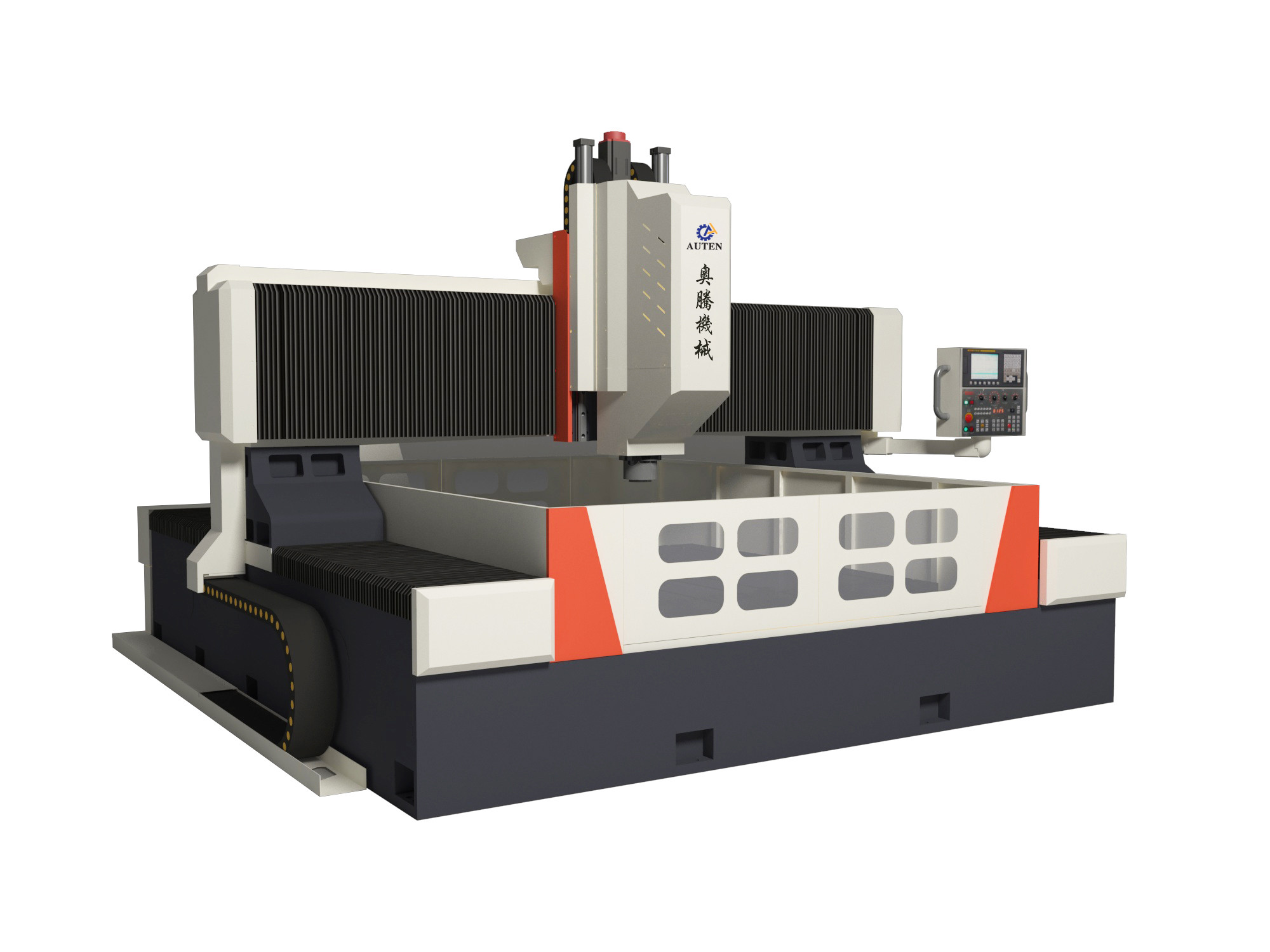 Gantry Type CNC Plate Drilling Machine CNC Steel Milling Machine structure parts.