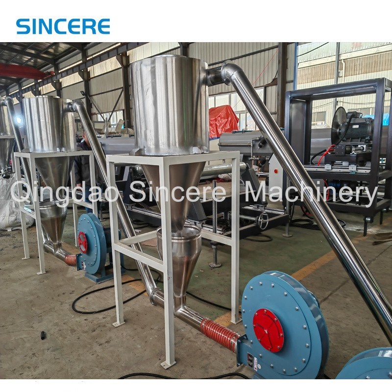 Waste PVC WPC Plastic Pelletizing Line Granulating Machine Hot Cut Type