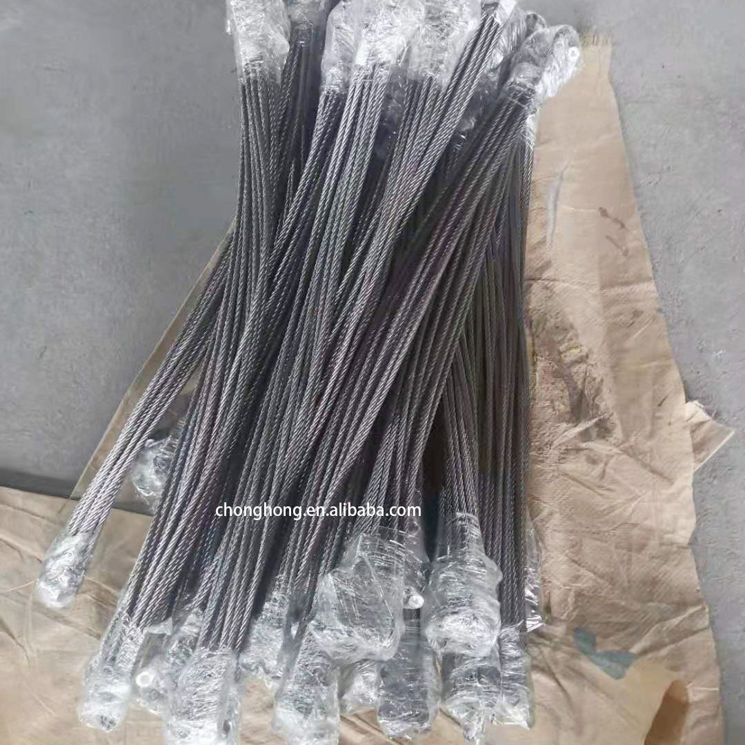 High Strength Galvanized Carbon Steel Wire Rope for Lifting C Content % 0.08% Processing Service Other