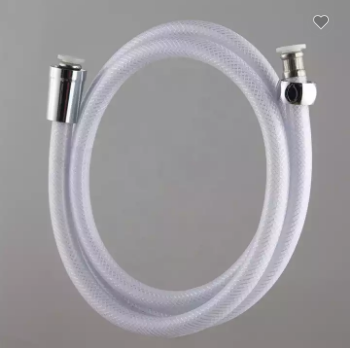 Flexible White PVC Shower Hose Modern Design Style And For Bathroom Accessories