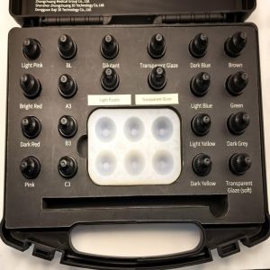 Multicolor Glaze Set-20Piece Set Excellent Adhesion and Firm Adhesion with Brush