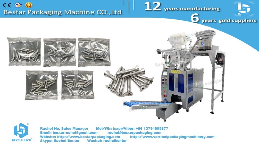 Drywall nails packaging machine automatic counting orbital location type