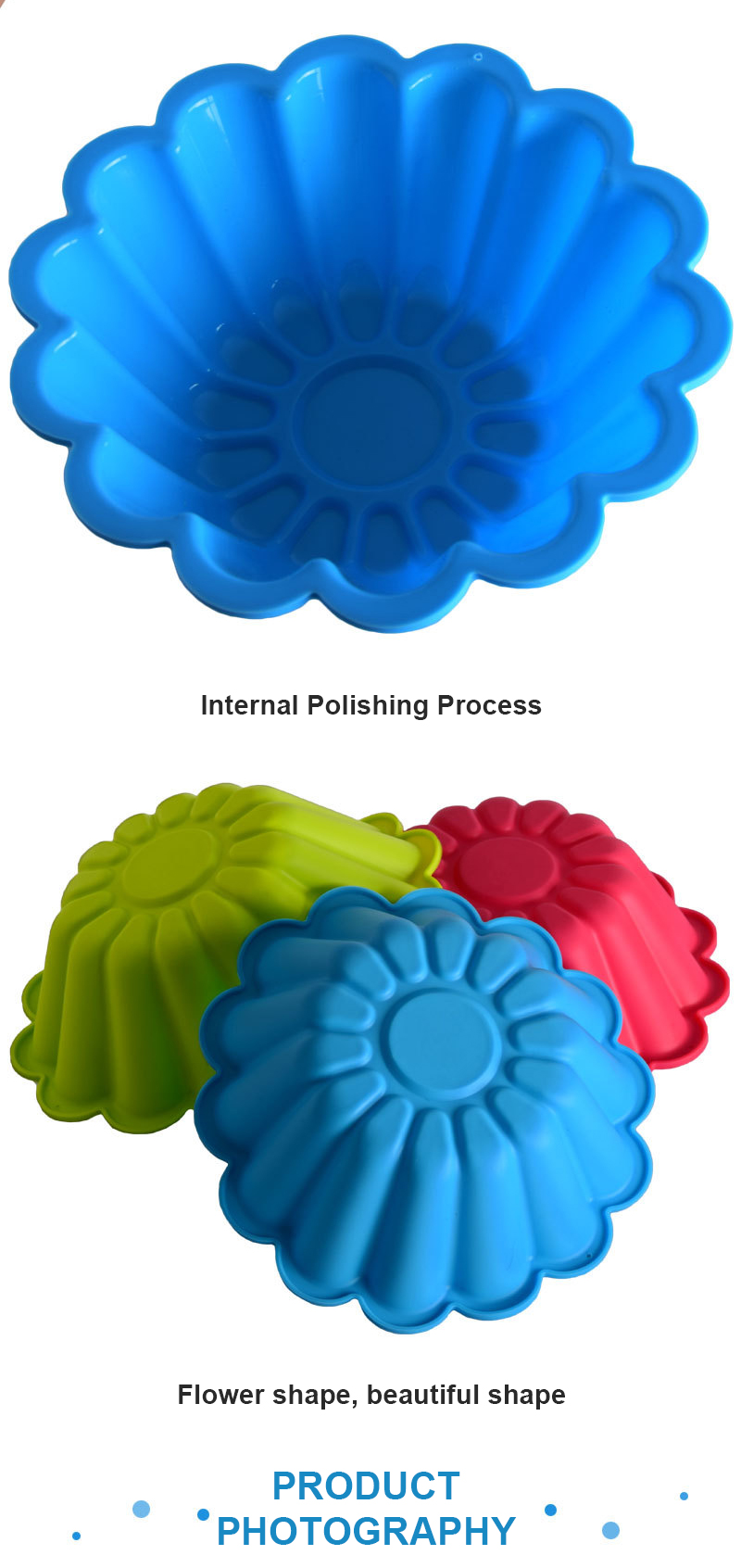 116g Flower Shape Silicone Baking Pan