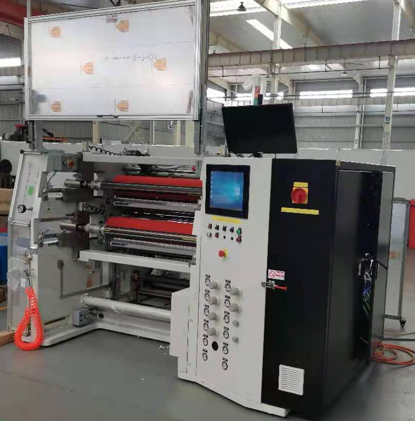 Touch Screen 3 Phase 1000mm BOPP Slitting Machine