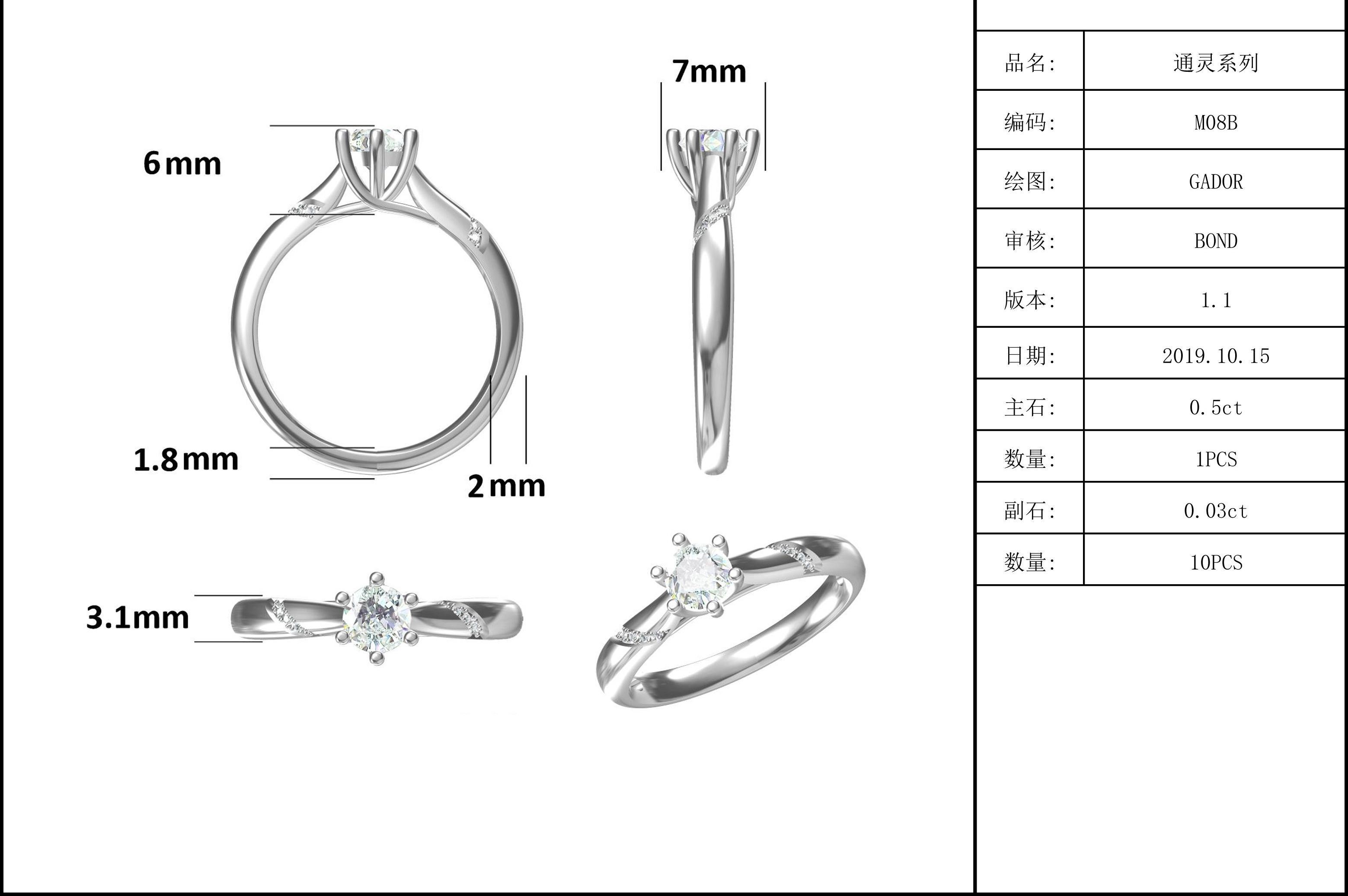 Wholesale Moissanite Jewelry 925 Sterling Silver Custom Moissanite Ring Engagement