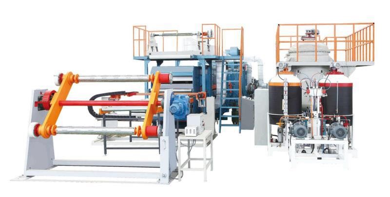 Continuous Rigid Polyfoam Sandwich Panel Production Line With Aluminum Foil Facings
