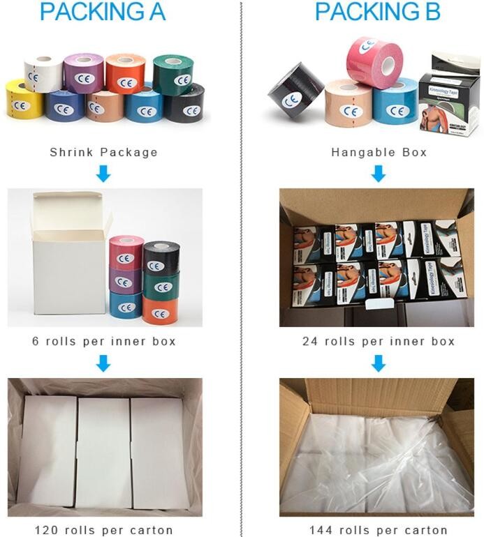 Delicate colors nonwoven cohesive elastic bandage, Extra strong porous custom print nonwoven cohesive bandage hospital t