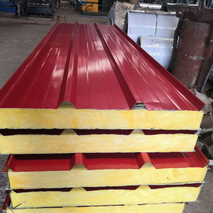 Purification Board Preservation Fireproof Rock Wool Sandwich Board Heat Insulation Square Cabin Hospital