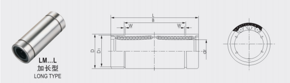 LM12LUU 12mm Linear Ball Bearing Block for High Precision Linear Motion Bearings