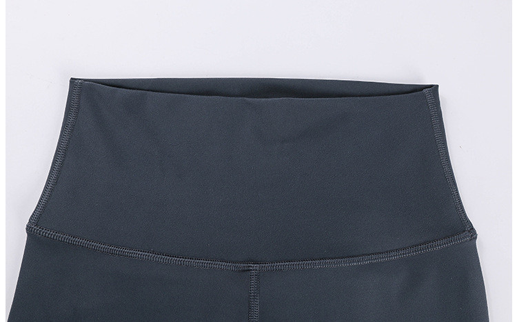 Women'S High Waist Sports Pocket Yoga Pants Solid Color Tight