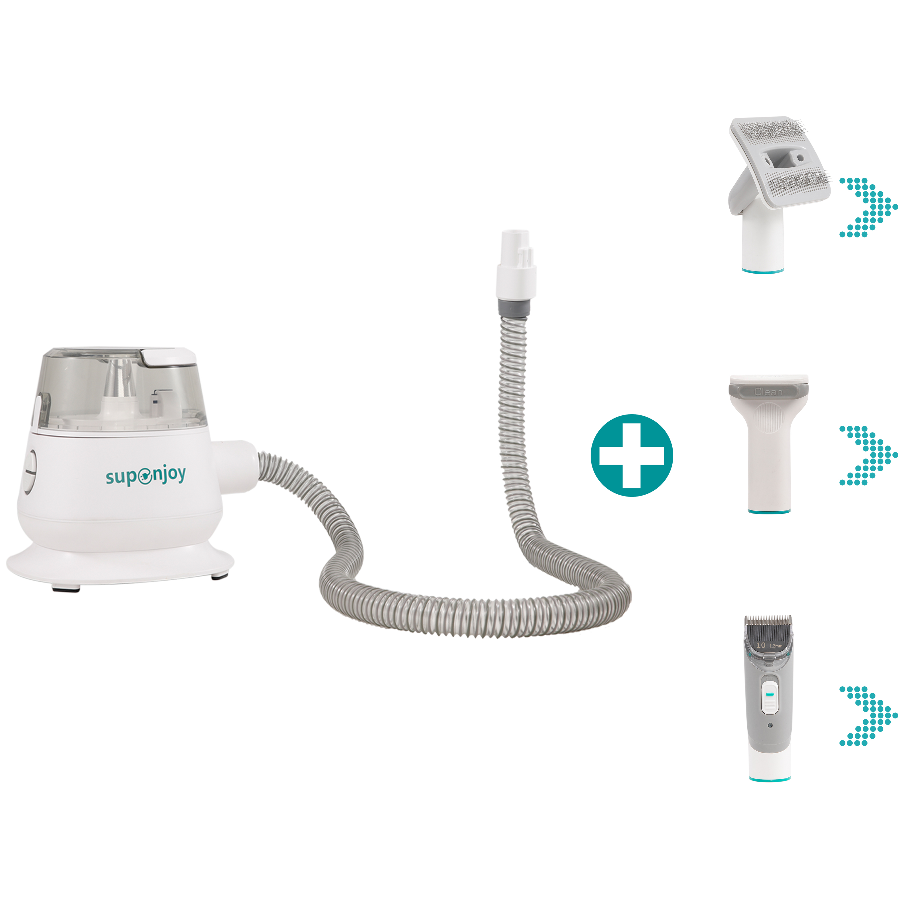 Grooming Products Type Grooming Tools 5 in 1 Pet Kit Vacuum Suction for Dogs Cats