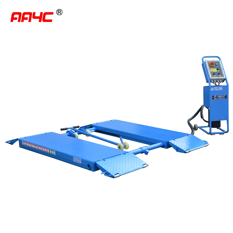 Middle scissor car lift