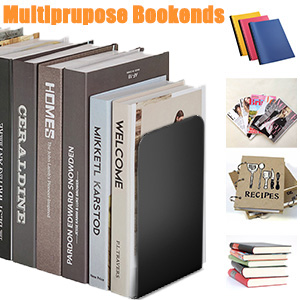 Steel Book Stopper Table Stand Book Organizer with Heavy Duty ISO9001 Rohs CE Material