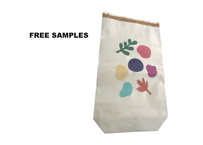 Flexo Printing Industrial Paper Bags 20KG 25kg For Pigeon Poultry Fish Feed Seed
