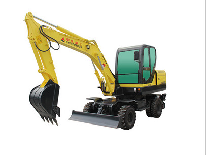 Colorful Wheel Loader Excavator Long Service Life Fast Response Speed