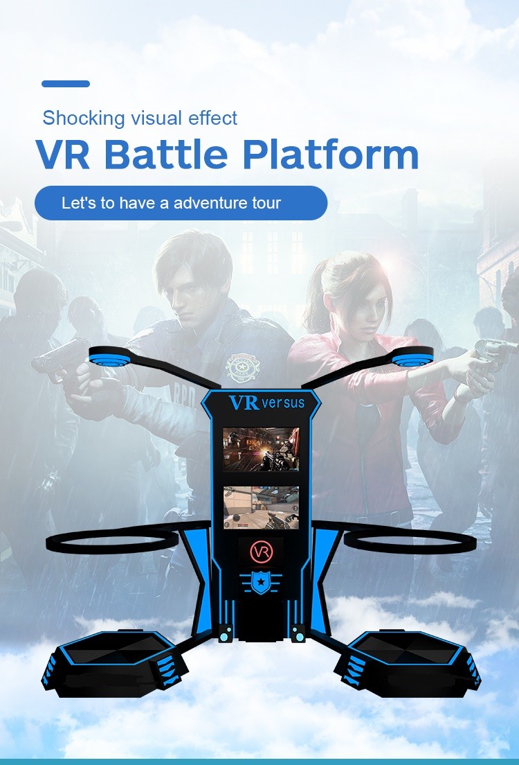 Shooting Virtual Reality Simulator Equipment 13500mm * W2000mm * H2400m Size