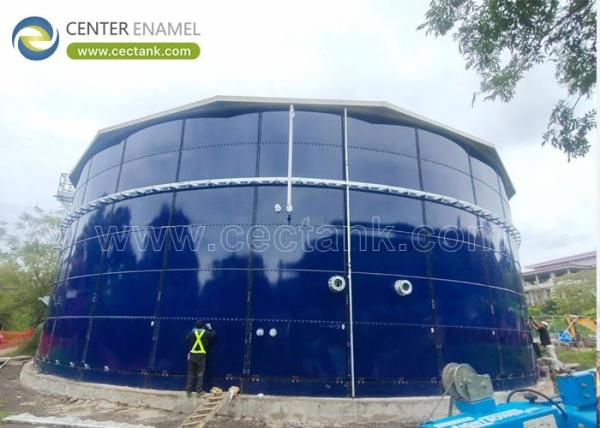 300,000 Gallons Glass Lined Steel Water Storage Tanks for Commercial and