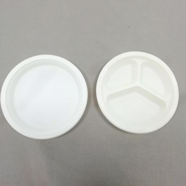 10 inch eco-friendly bioplastic plates for parties, church festivals, carnivals,