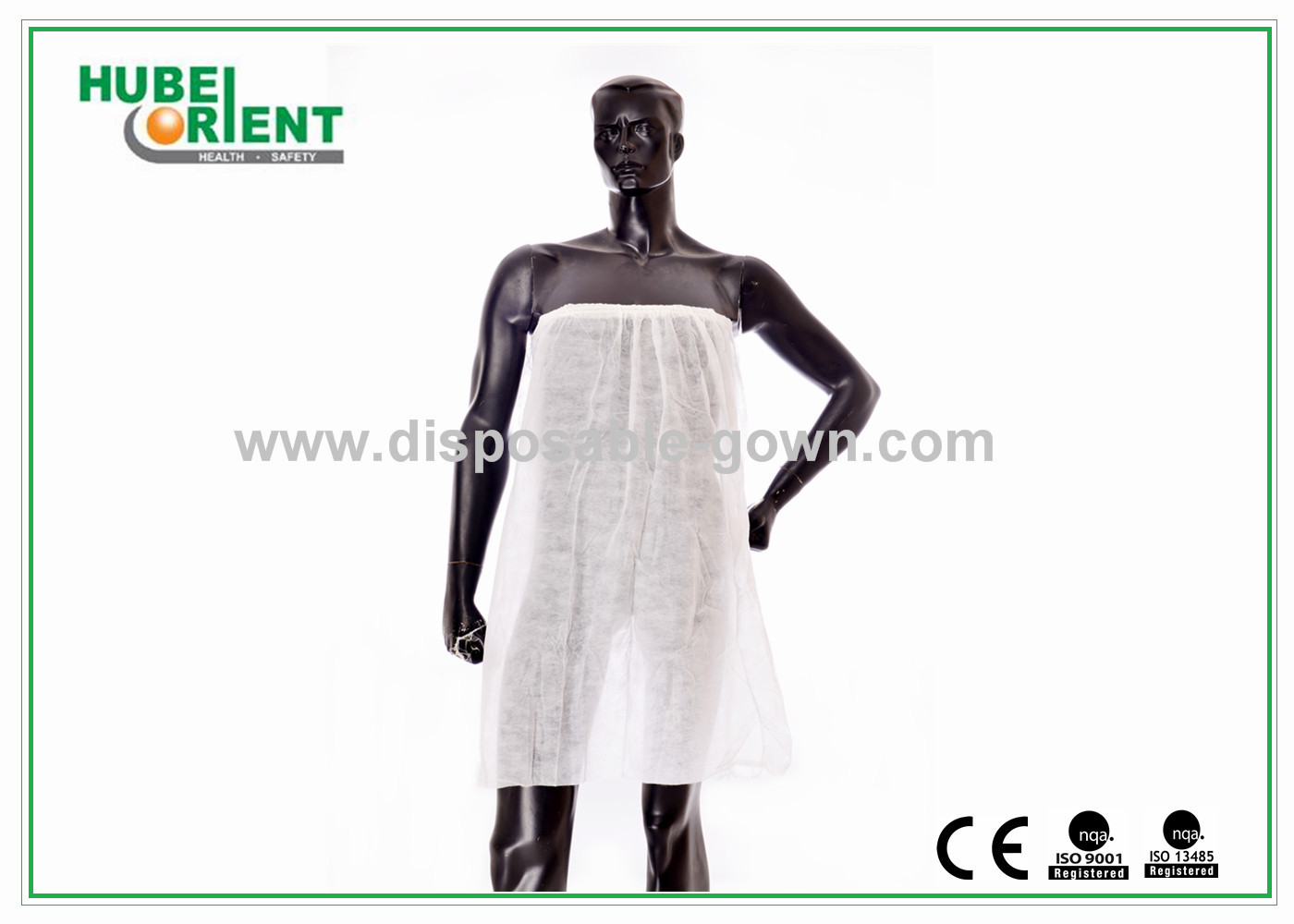 Durable Polypropylene Disposable Spa Robes Beauty Skirt 150 x 80 cm