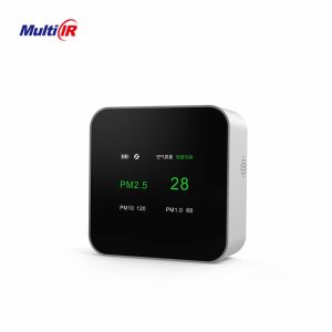 Multi IR FCC WiFi Air Quality Sensor 5V DC 77x77x35mm For Home Warehouse Shops