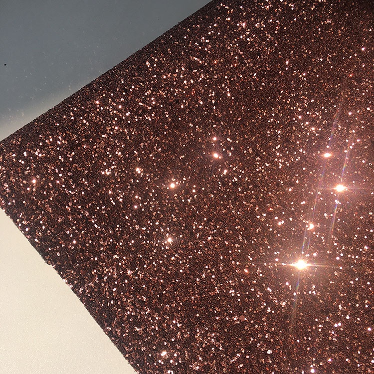 Decoration Silver Glitter Fabric 3 Chunky Unshrinkable 100% Polyester For Curtain