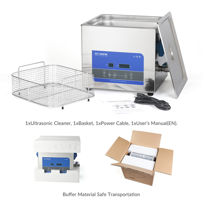 20 Liters Vegetable And Fruit Cleaner Machine 400W 40KHz With Digital Timer And Basket