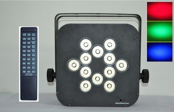 50 Watt Outdoor Stage LED Par Lights 12 Bulbs Remote Controller Flat Battery Par