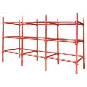 High Stiffness Metal Scaffolding , Cuplock Scaffolding For Slab