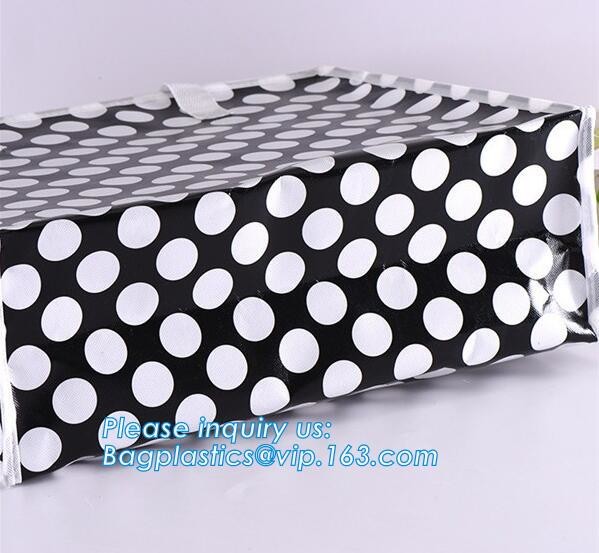 Custom Promotional shopping tote fabric polypropylene laminated pp non woven bag, Wholesale high promotion laminated rec