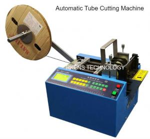Automatic Flexible Tube Cutting Machine 220V 110V For Shrink / Plastic / Rubber Tubes